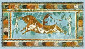 walki byków Knossos