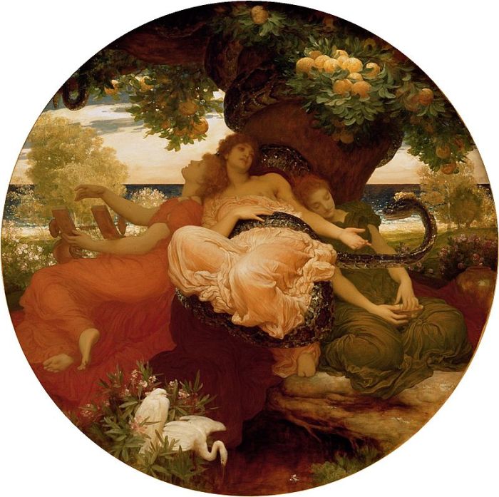 Frederic Leighton - "The Garden of the Hsperides"